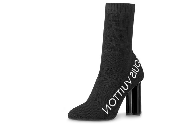 Buy (W) Louis Vuitton Sepatu Boot Siluet Ankel 'Hitam' 1A5MJF