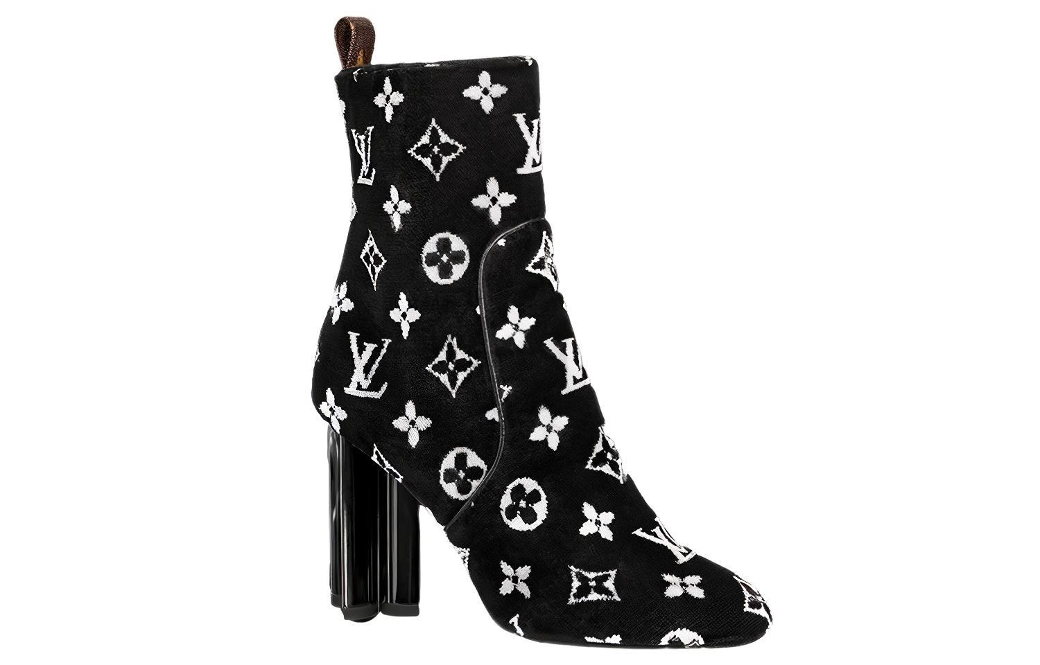 Order (Women) Louis Vuitton Silhouette Ankle Boot 'Black White' 1A95YR