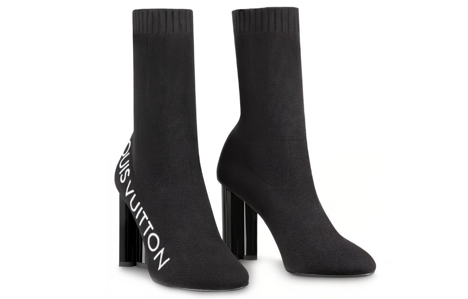Lookbook (W) Louis Vuitton Sepatu Boot Siluet Ankel 'Hitam' 1A5MJF