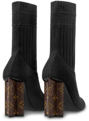(W) Louis Vuitton Silhouette Enkellaars ''Zwart Elastische Stof'' 1A4VI7 Shop (W) Louis Vuitton Silhouette Enkellaars ''Zwart Elastische Stof'' 1A4VI7