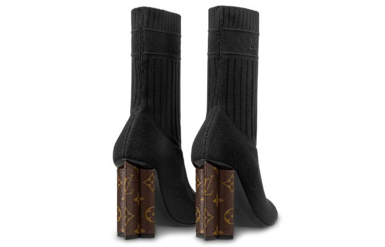 (W) LV Silhouette Ankle Boot 'Black Elastic Fabric' 圖 4