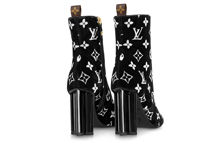 Shop (Women) Louis Vuitton Silhouette Ankle Boot 'Black White' 1A95YR