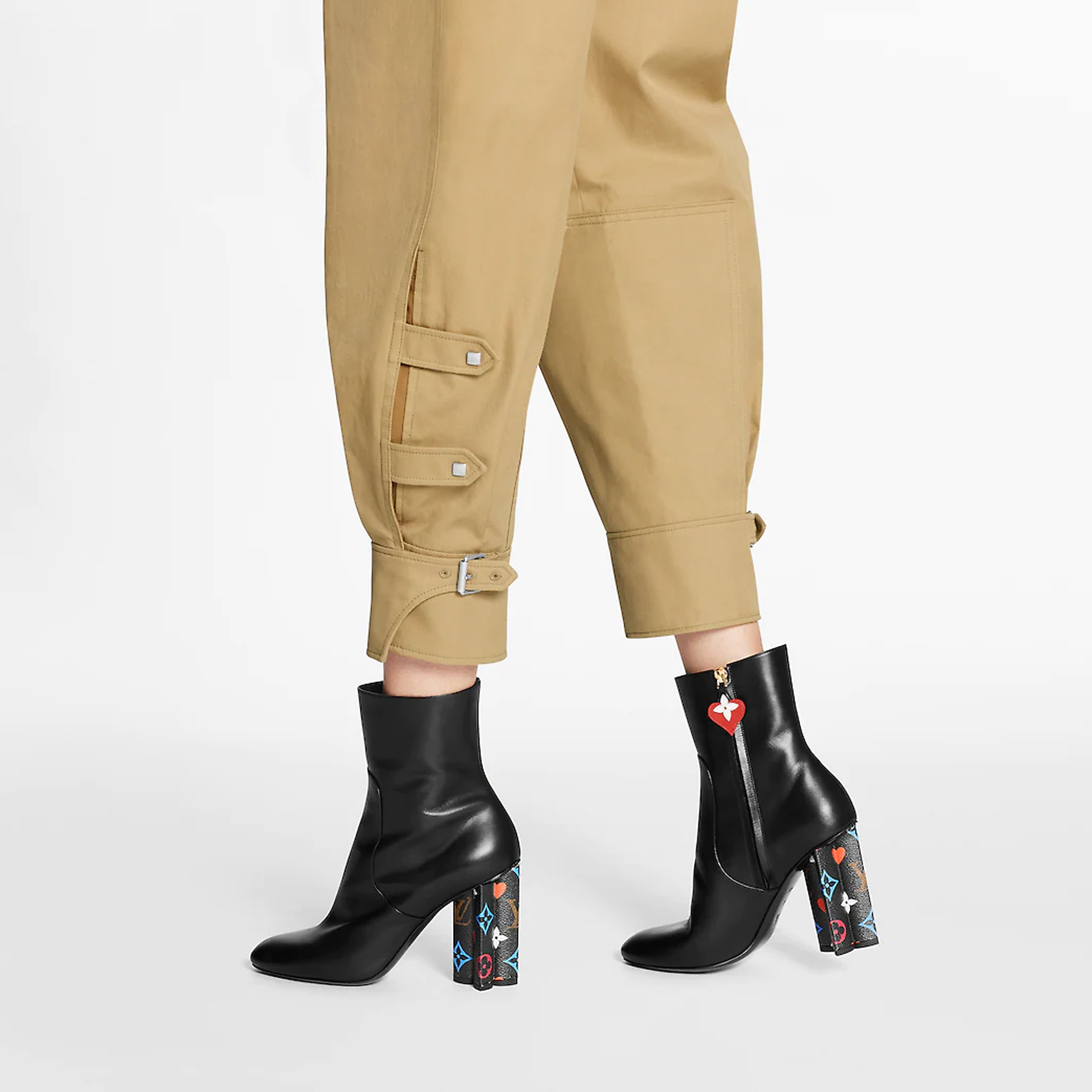 Purchase (Women) Louis Vuitton Silhouette Ankle Boot 'Black' 1A8MPF
