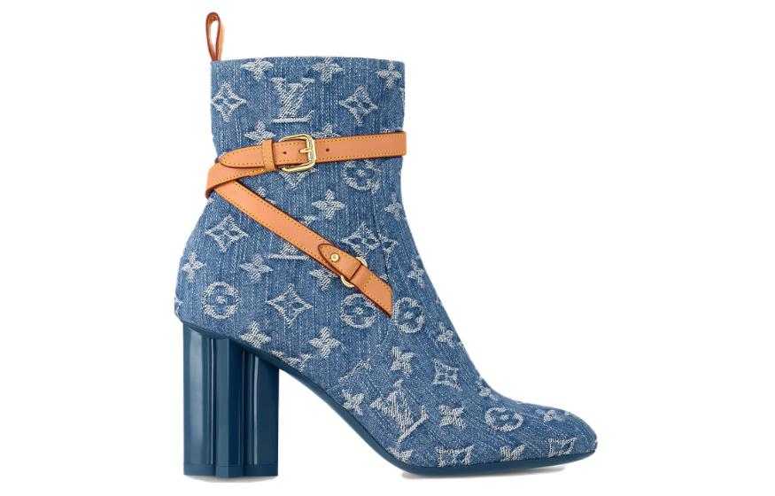 Order (Women) Louis Vuitton Silhouette Ankle Boot 'Blue' 1ACJTY
