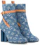 Lookbook (Women) Louis Vuitton Silhouette Ankle Boot 'Blue' 1ACJTY