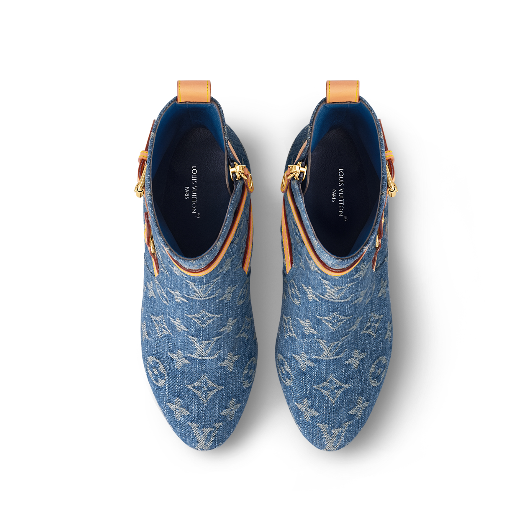 Shop (Women) Louis Vuitton Silhouette Ankle Boot 'Blue' 1ACJTY