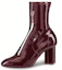 Buy (W) 루이비통 버건디 페이턴트 앵클부츠 (Louis Vuitton Burgundy Patent Ankle Boots) 1A4E0Z