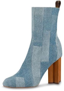 (W) ルイ・ヴィトン シルエット アンクルブーツ (デニムブルー) 1A4WCT Buy (W) ルイ・ヴィトン シルエット アンクルブーツ (デニムブルー) 1A4WCT