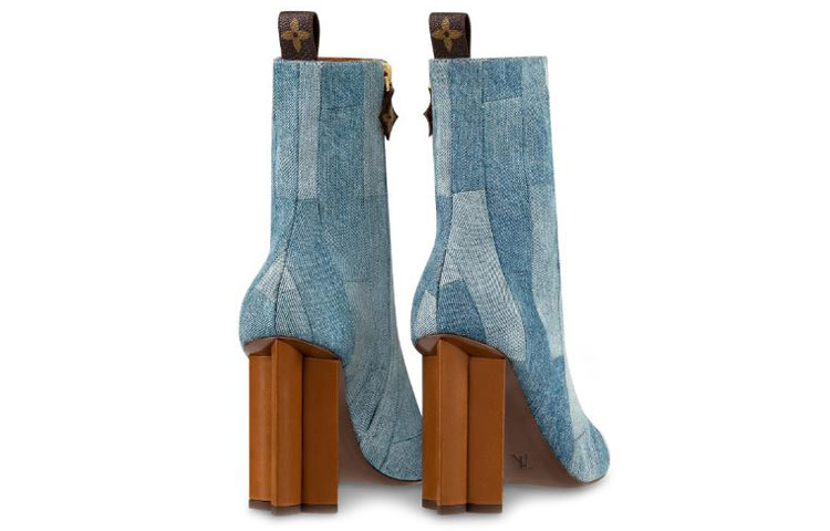 Shop (W) Louis Vuitton Silhouette But Buku Lali 'Denim Biru' 1A4WCT