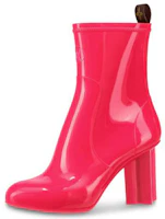(Women) Louis Vuitton Silhouette Ankle Boot 'Glossy Pink' 1A66WR (Women) Louis Vuitton Silhouette Ankle Boot 'Glossy Pink' 1A66WR
