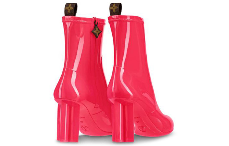 Lookbook (W) Louis Vuitton Bottines Silhouette ''Rose Brillant''. 1A66WR