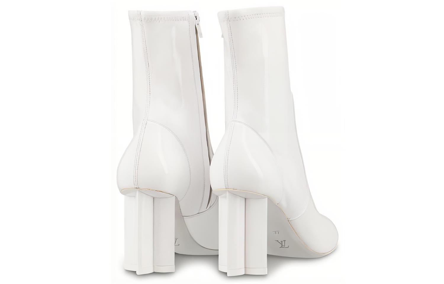 Shop (W) Louis Vuitton Silhouette But Ankle 'Patent White' 1A4E0K