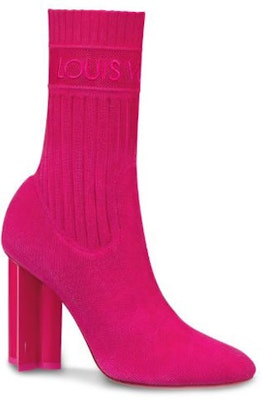 (W) Louis Vuitton Silhouette Ankle Boot 'Raspberry' Wanita 1A4VIM Order (W) Louis Vuitton Silhouette Ankle Boot 'Raspberry' Wanita 1A4VIM