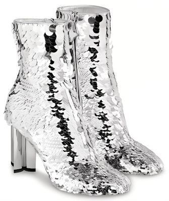 (W) 路易威登轮廓银色亮片刺绣踝靴 1A5KGM Lookbook (W) 路易威登轮廓银色亮片刺绣踝靴 1A5KGM