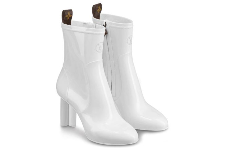 Order (W) Bottines Louis Vuitton Silhouette ''Caoutchouc Brillant Blanc'' 1A66WC