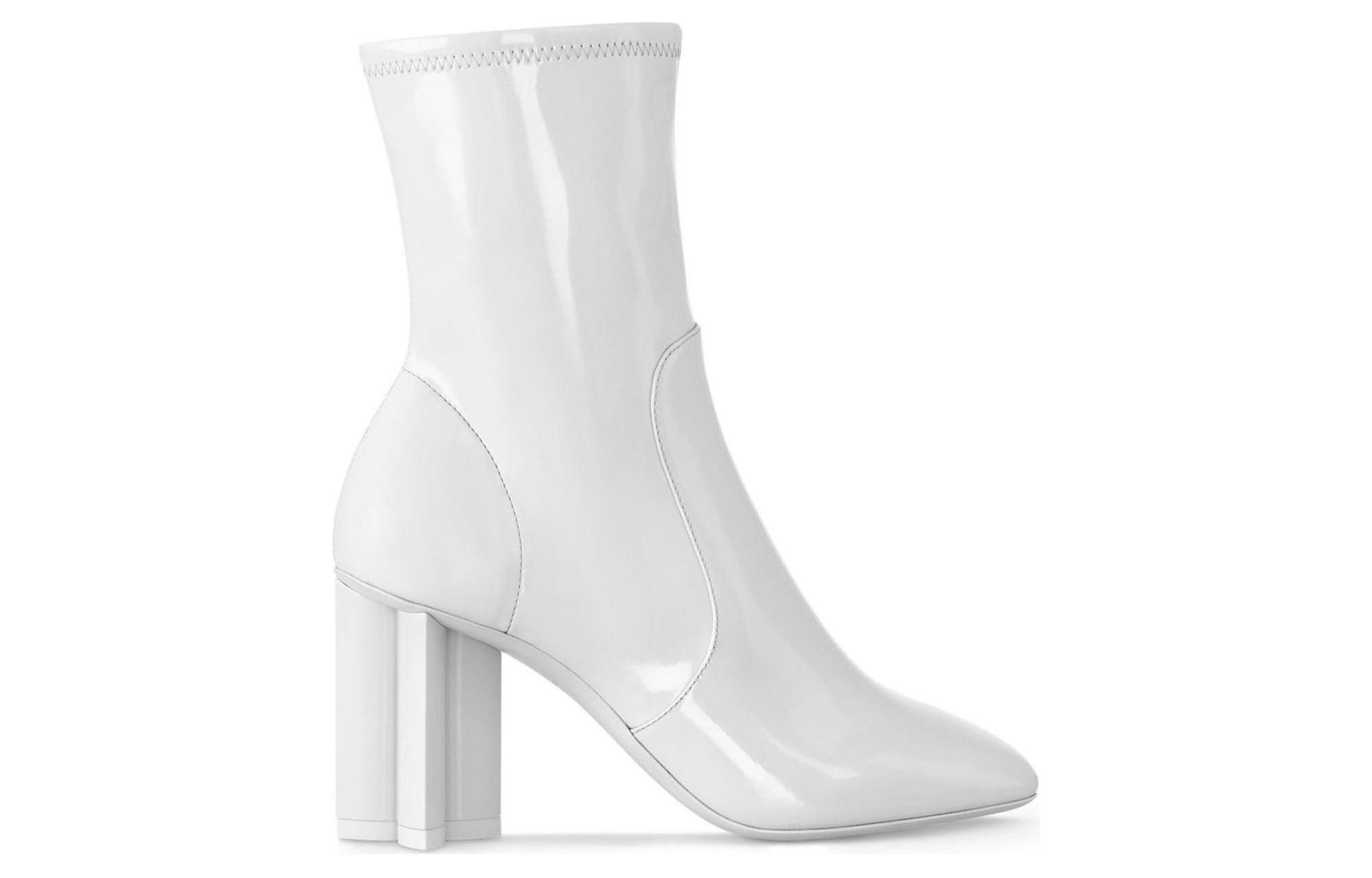 Order (Women) Louis Vuitton Silhouette Ankle Boot 'White Leather' 1ACGX2
