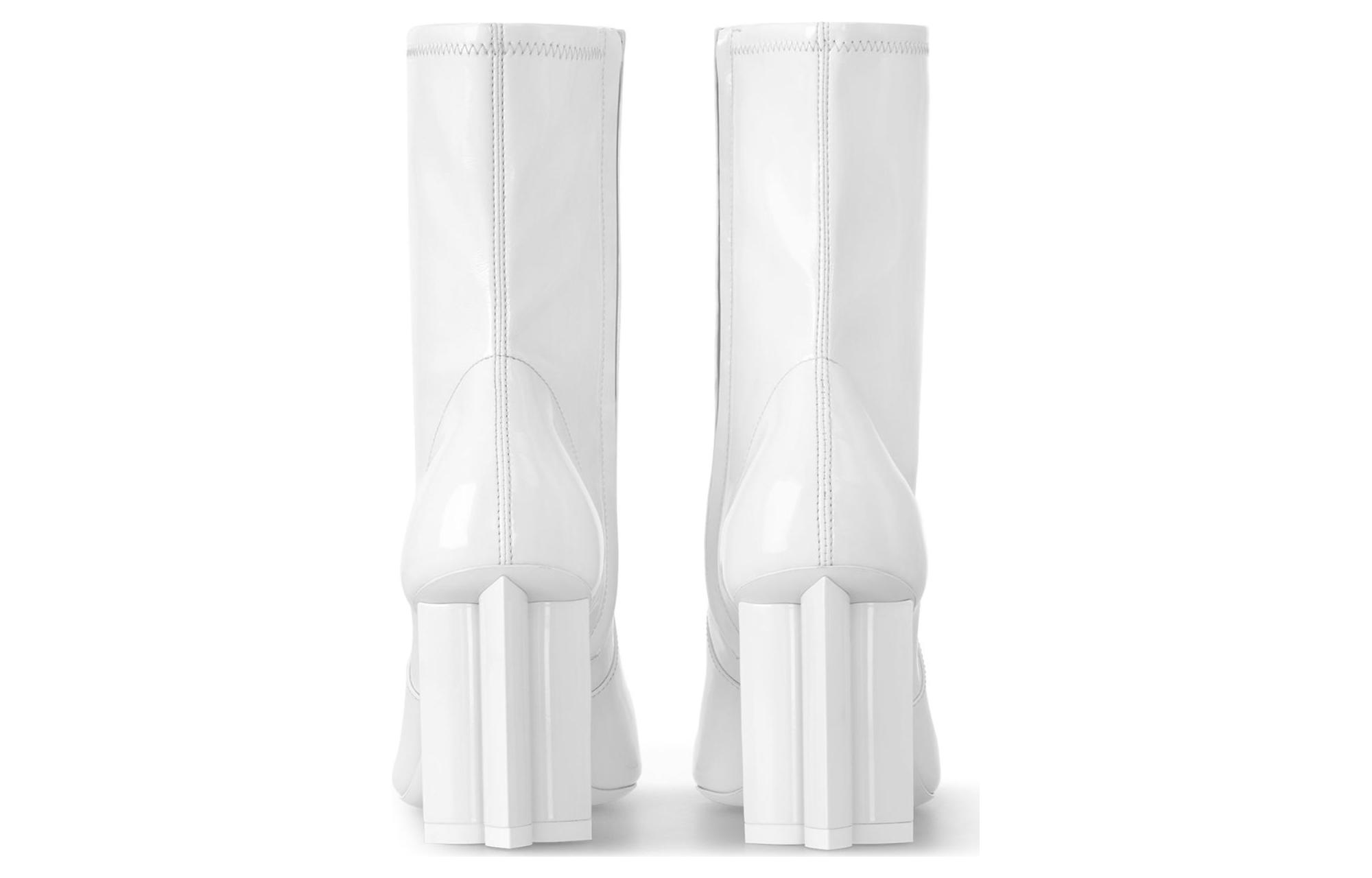 Shop (Women) Louis Vuitton Silhouette Ankle Boot 'White Leather' 1ACGX2