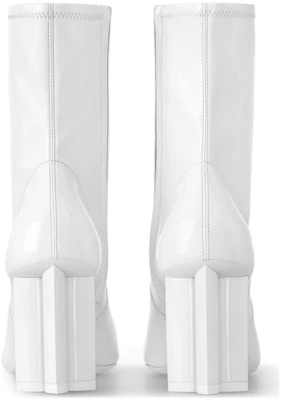 (Women) Louis Vuitton Silhouette Ankle Boot 'White Leather' 1ACGX2 Shop (Women) Louis Vuitton Silhouette Ankle Boot 'White Leather' 1ACGX2