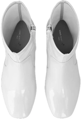 (Women) Louis Vuitton Silhouette Ankle Boot 'White Leather' 1ACGX2 Purchase (Women) Louis Vuitton Silhouette Ankle Boot 'White Leather' 1ACGX2