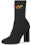 Buy (W) Bottes à Talons en Tissu Louis Vuitton Silhouette ''Noir'' 1A5BJQ
