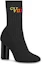 Order (W) Bottes à Talons en Tissu Louis Vuitton Silhouette ''Noir'' 1A5BJQ