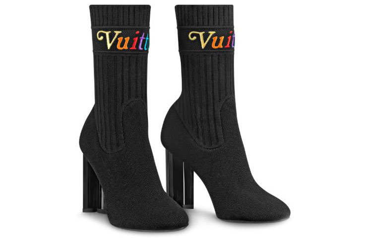 Lookbook (W) Bottes à Talons en Tissu Louis Vuitton Silhouette ''Noir'' 1A5BJQ