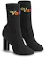 Shop (W) Bottes à Talons en Tissu Louis Vuitton Silhouette ''Noir'' 1A5BJQ