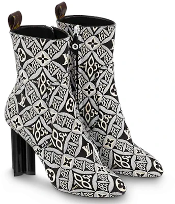 (W) Louis Vuitton Silhouette Heels ''Zwart Sophisticated Monogram'' 1A8KN7 Lookbook (W) Louis Vuitton Silhouette Heels ''Zwart Sophisticated Monogram'' 1A8KN7