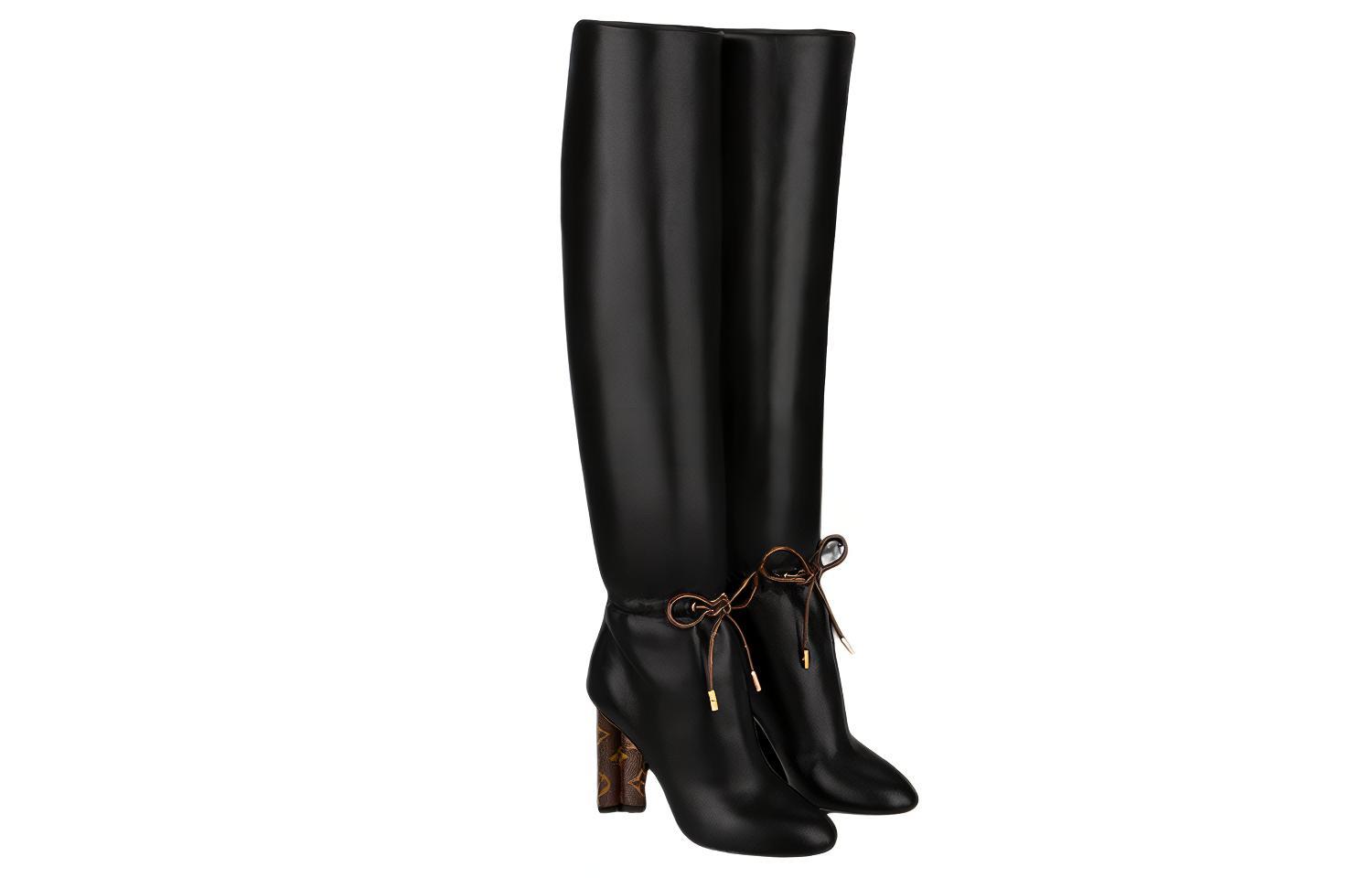 (W) LV Silhouette High-Top 'Black Leather' 圖 3