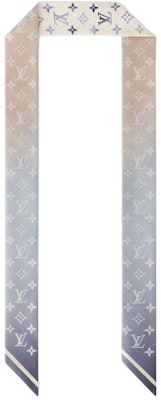 (W) 路易威登 藍色絲質頭帶 經典Logo設計 M96542 Lookbook (W) 路易威登 藍色絲質頭帶 經典Logo設計 M96542