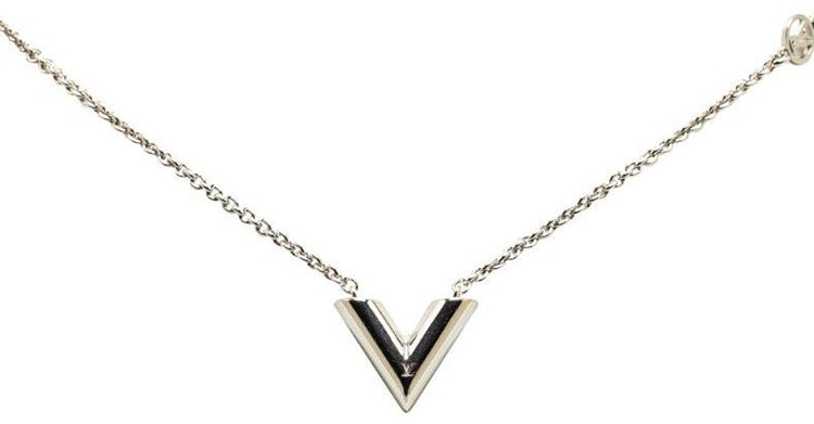 women-louis-vuitton-silver-essential-v-brass-necklace-silver-m63197