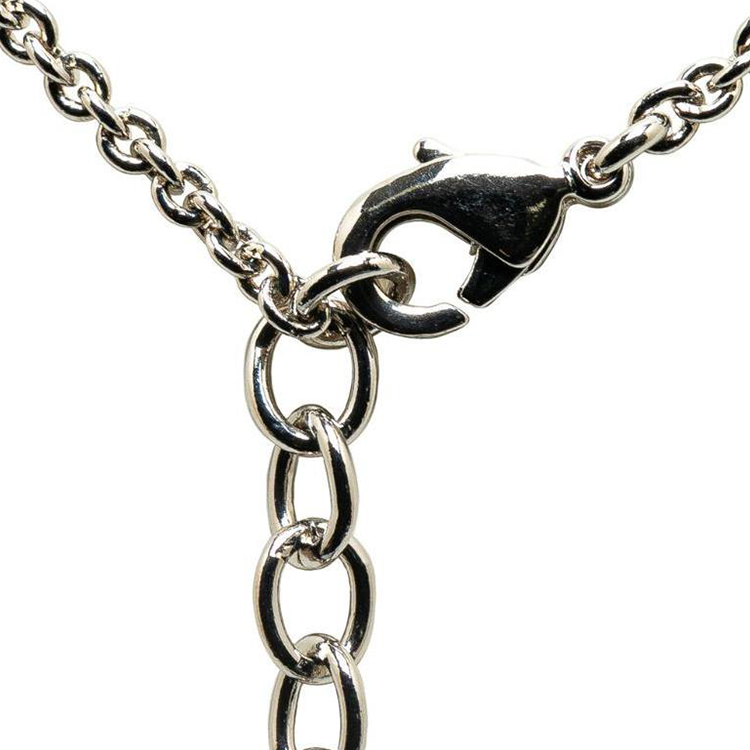 Shop (W) 루이비통 실버 에센셜 V 브라스 목걸이 여성용 실버 LE1252