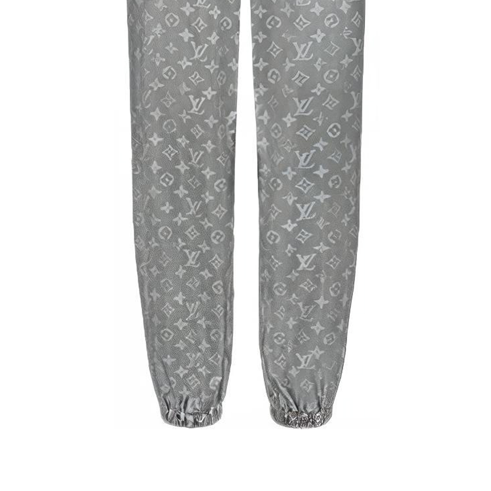 Details for (W) 路易威登銀色花紋中腰針織運動長褲 1A8LJZ