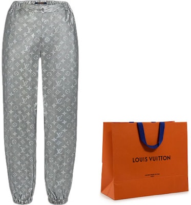 (W) 路易威登銀色花紋中腰針織運動長褲 1A8LJZ Cheap (W) 路易威登銀色花紋中腰針織運動長褲 1A8LJZ