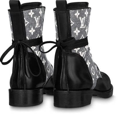 (W) (婦人靴)ルイ・ヴィトン "シンス1854" メトロポリス レンジャーブーツ 'ブラック&グレーデニムモノグラム' 1AB2WR 1AB2WR Lookbook (W) (婦人靴)ルイ・ヴィトン "シンス1854" メトロポリス レンジャーブーツ 'ブラック&グレーデニムモノグラム' 1AB2WR 1AB2WR