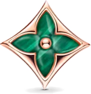 (W) 路易威登單鑽設計18K玫瑰金綠色女士耳環 Q96672 Lookbook (W) 路易威登單鑽設計18K玫瑰金綠色女士耳環 Q96672