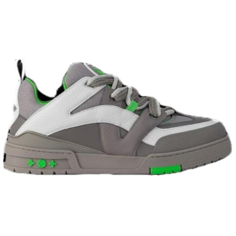 Order (W) Louis Vuitton Kasut Skate 'Kelabu Hijau' 1ABZ4P