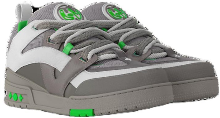 (Women) Louis Vuitton Skate Sneakers 'Grey Green' 1ABZ4P Lookbook (Women) Louis Vuitton Skate Sneakers 'Grey Green' 1ABZ4P
