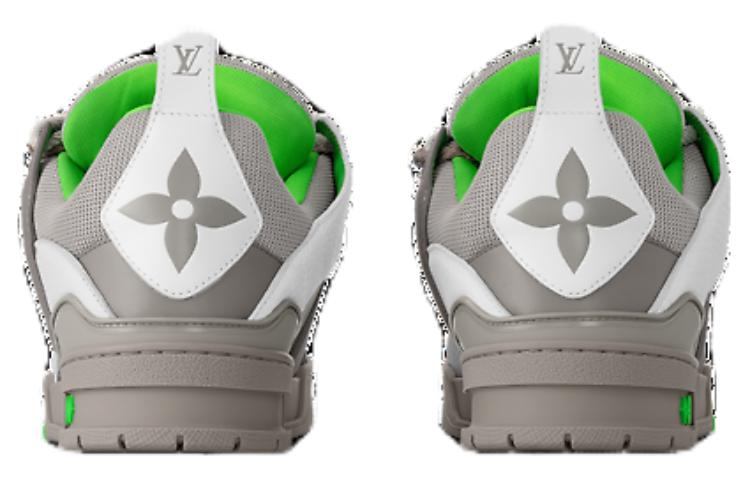 Purchase (W) Louis Vuitton Kasut Skate 'Kelabu Hijau' 1ABZ4P