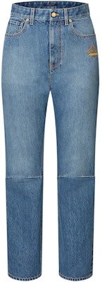 (W) Pantalones Largos LOUIS VUITTON Ski FW24 Azul Denim con Cierre de Cremallera. 1AGB49 Order (W) Pantalones Largos LOUIS VUITTON Ski FW24 Azul Denim con Cierre de Cremallera. 1AGB49