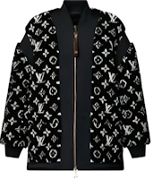 Order (W) 路易威登SKI FW24經典Monogram拉鍊外套黑色系列 1AGHFE