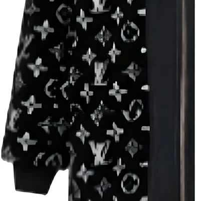 (W) Chaqueta Negra LOUIS VUITTON Monogram Ski FW24 con Cremallera Colección. 1AGHFE Lookbook (W) Chaqueta Negra LOUIS VUITTON Monogram Ski FW24 con Cremallera Colección. 1AGHFE