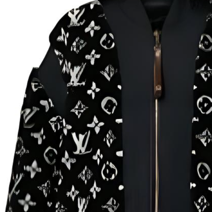(Women) Louis Vuitton Ski FW24 Monogram Zip-Up Jacket Black 1AGHFI 圖 4