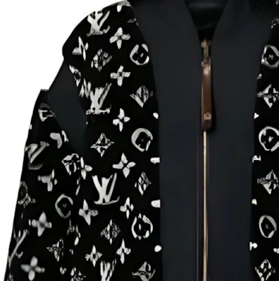 (W) Chaqueta Negra LOUIS VUITTON Monogram Ski FW24 con Cremallera Colección. 1AGHFE Shop (W) Chaqueta Negra LOUIS VUITTON Monogram Ski FW24 con Cremallera Colección. 1AGHFE