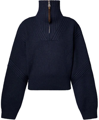 (W) Louis Vuitton Ski FW24 Navy Biru Turtleneck Sweater Rajut 1AGHGE Buy (W) Louis Vuitton Ski FW24 Navy Biru Turtleneck Sweater Rajut 1AGHGE