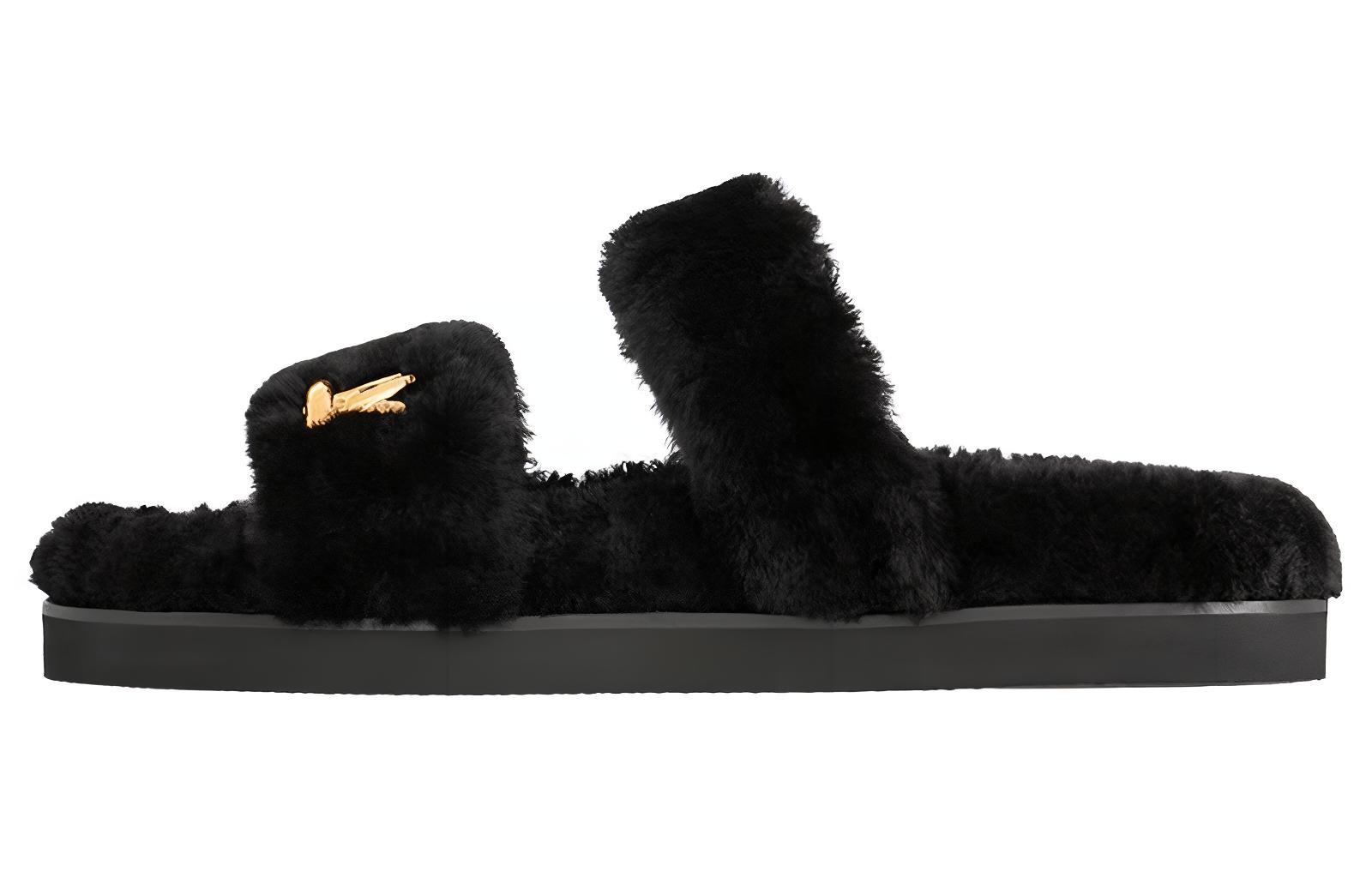 (Women) Louis Vuitton Slide 'Black Comfort' 1AC716