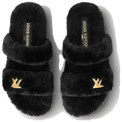 (W) Louis Vuitton Sandalia 'Negra Confortable' 1AC716 Shop (W) Louis Vuitton Sandalia 'Negra Confortable' 1AC716