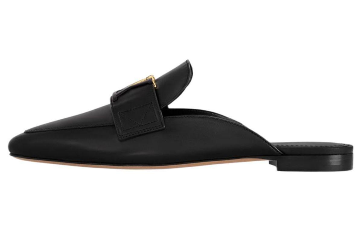 (Women) Louis Vuitton Slide 'Black Leather' 1ACH5Q