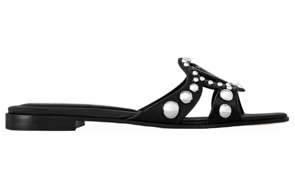 Order (Women) Louis Vuitton Slide 'Black Leather' 1ACI23