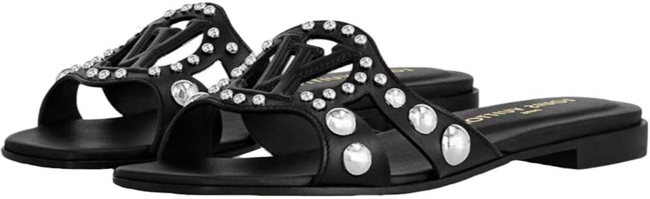 (Women) Louis Vuitton Slide 'Black Leather' 1ACI23 Lookbook (Women) Louis Vuitton Slide 'Black Leather' 1ACI23